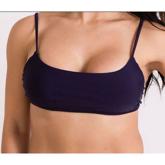 NWT Set Large Women's Two-Piece Scoop Bralette Top Tropical Midrise Bottom Swims - Picture 4 of 13